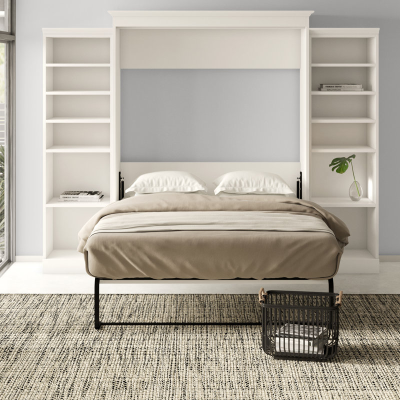 AllModern Storage Murphy Platform Bed & Reviews Wayfair